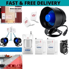 KERUI Wireless Security Burglar Door Alarm System PIR for Garage Shed House Shop