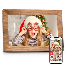 Frameo 10.1" Digital Picture Frame with 32GB Memory WiFi Electronic Photo Fra 