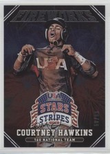 2015 Panini Stars and Stripes Fireworks Foil 66/99 Courtney Hawkins #5 0a3