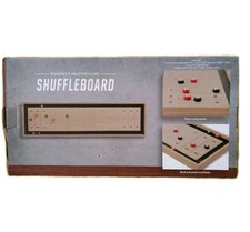 Shuffleboatd Tabletop Wooden Game Two Players 40" Long Please Read Description