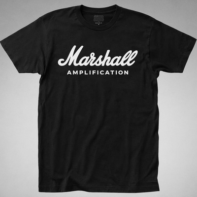 #ad Marshall AMP T shirt Tee logo Music Instrument Guitar amplification stack $11.95