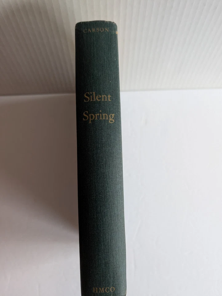 Silent Spring by Rachel Carson, 1st Edition, 3rd Printing 1962 HC No DJ, GC+ - Image 3 of 4