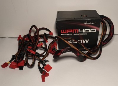 Sharkoon WPM400, 400W ATX 2.0 Netzteil, schwarz, MODULAR