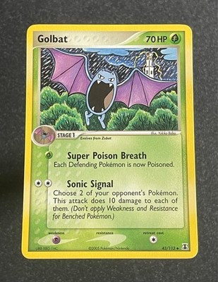 Golbat 43/113 EX Delta Species Uncommon (ENG) (ph1029) Pokemon