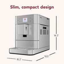 KitchenAid KF7 Automatic Espresso Machine Silver Milk Frother Bean Hopper