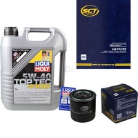 Inspektionskit Filter Liqui Moly ÖL 5L 5W-40 FüR Hyundai IX35 LM EL ELH 1.6