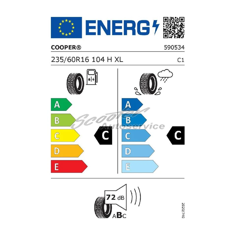 1x 235/60 R 16 104H Sommerreifen Cooper Discoverer ATT XL | 86957 - Bild 2 von 3