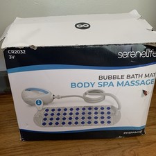 SereneLife Bubble Bath Mat Body Spa Massage Remote Control PHSPAMT22
