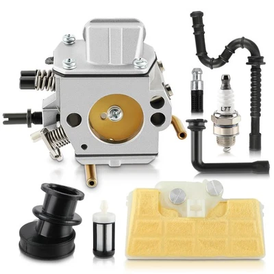 CARBBIA Carburetor For Stihl 029 039 MS290 MS310 MS390 ZAMA Carb w/ Air Filter Fuel Line