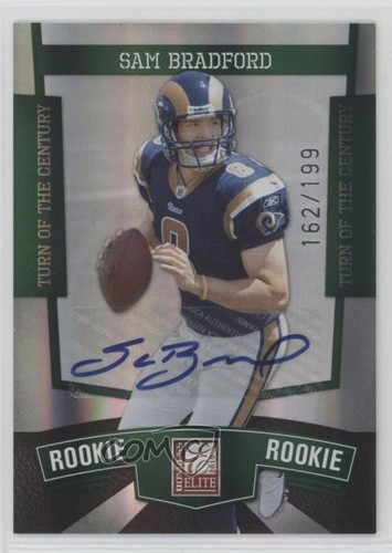 Sam Bradford [Turn of the Century Autograph] #163 2010 Panini Donruss Elite card