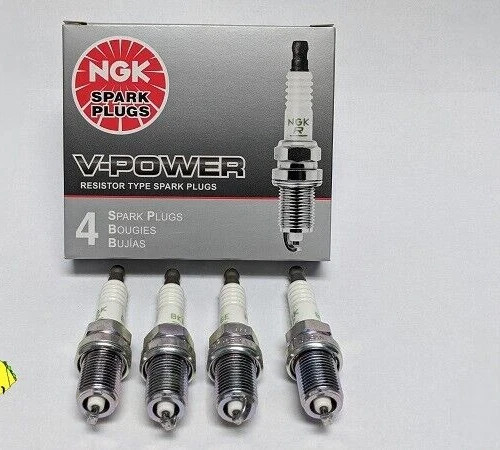 NGK 7787 LFR6C-11 V-Power Spark Plug - Set of 4
