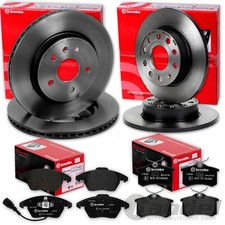 Produktbild - brembo BREMSSCHEIBEN + BELÄGE VORNE+ HINTEN für VW GOLF 5 6 AUDI A3 OCTAVIA LEON