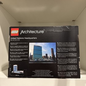 LEGO ARCHITECTURE United Nations Headquarters 21018 New Sealed Box
