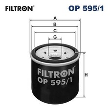 FILTRON Ölfilter OP 595/1 Anschraubfilter für RF DJ GH MAZDA GL BN DL KE CX MX 4