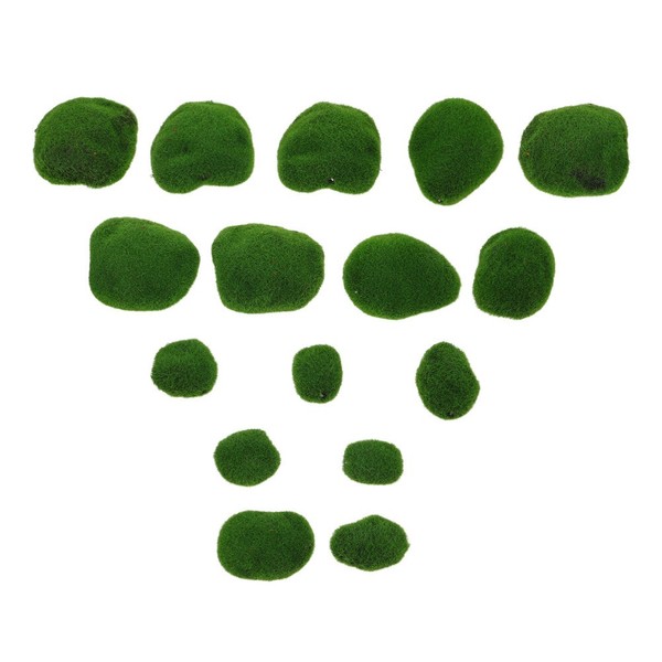 16 Pcs Fairy Garden Accessories Decorative Moss for Table Centerpieces
