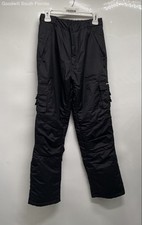 Arctix Boys Black Adjustable Waist Cargo Pockets Ski Snow Pants Size XL