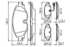New Brake Pad Set, disc brake for AUDI SEAT:LEON,ATECA,LEON SC,LEON ST,TARRACO