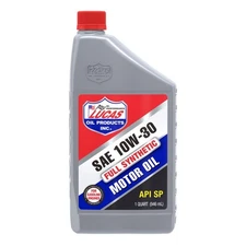 Full Synthetic Motor Oil 10W30 1 Quart High RPM Engine Lubricant