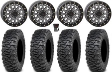 System 3 SB-6 15" Wheels Gm (5+2) 32" Savage XT Tires Commander Maverick