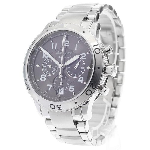 BREGUET TRANSATLANTIQUE TYPE XXI 3810ST/92/SZ9 43mm SS Gray #C...