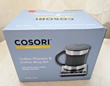 New Sealed Cosori Coffee Mug Warmer Set Electric Digital Beverage Hot Plate