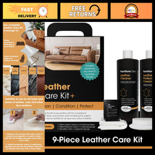 Leather Care Kit for Furniture - Large Cleaning Protection Set for All Leather