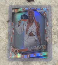 2025 Panini Prizm WNBA #150 Rookie Variation Saniya Rivers WNBA Logo Prizm