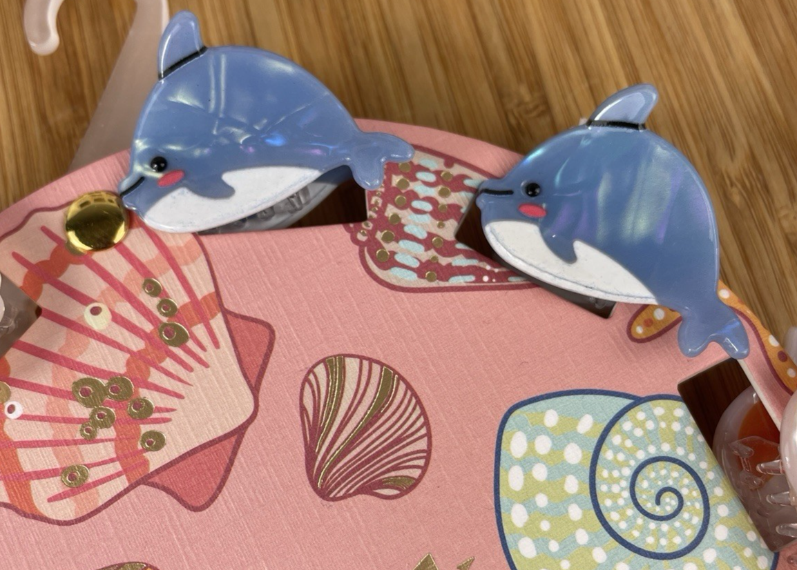 PIPER K Hair Claw Clip Set Beach Turtle Crab Whale Lobster  display picture 1