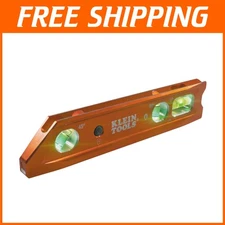 High-Visibility Aluminum Level with LED Vials