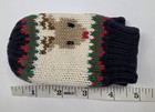 Baby GAP 12-18 Month Soft Knit Pom Pom Fairisle Reindeer Beanie & Mitten Set — photo 10