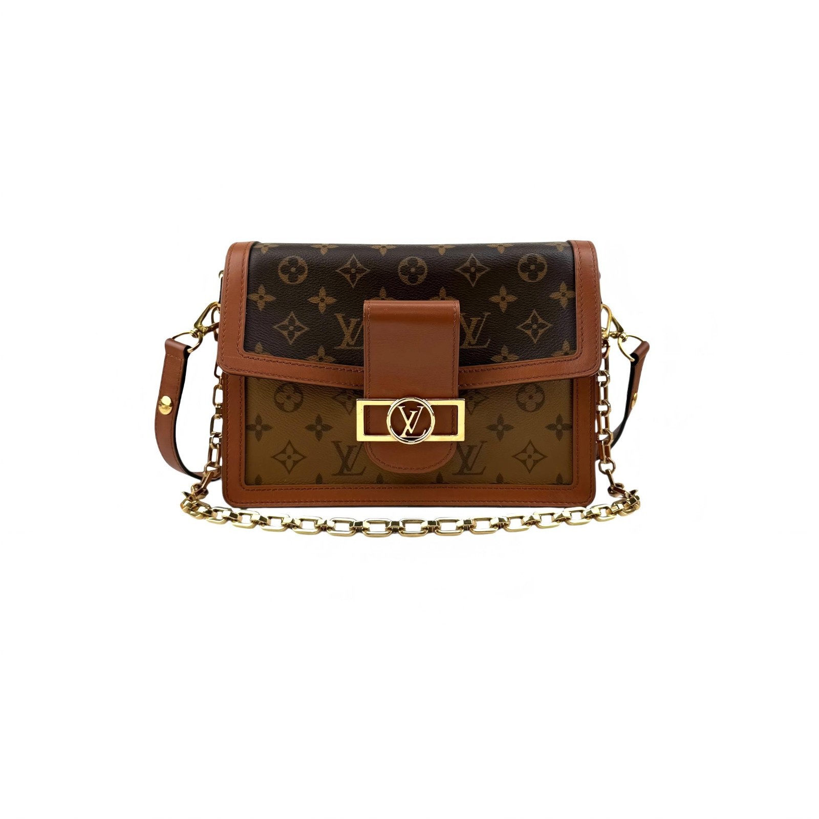 Louis Vuitton Monogram Reverse Canvas MM Dauphine Bag
