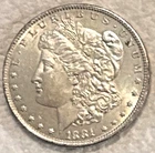 1881 O Morgan  beautiful BU coin bright & shiny free shipping Sigma tested ++
