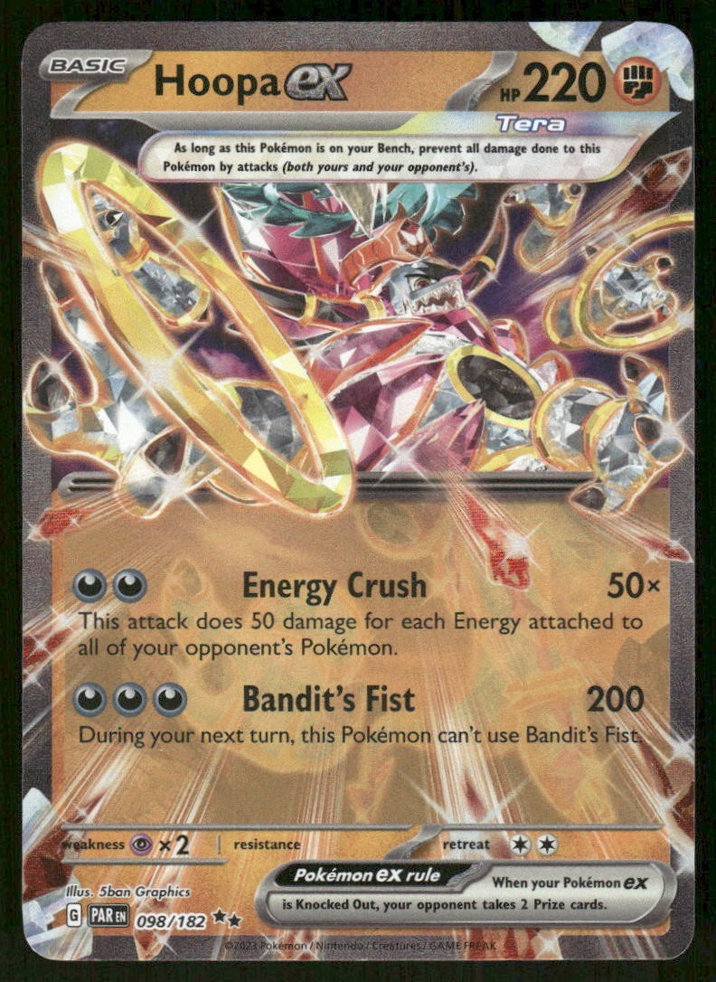 Pokemon Tcg Hoopa ex [Holo] #98 Pokemon Paradox Rift NM