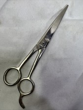 Vtg Hair Scissors Shears 7" Made in USA Finger Rest Lightweight