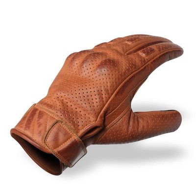 bikersgearonline Men's Premium Waxed Austin Brown Leather X-Large, 