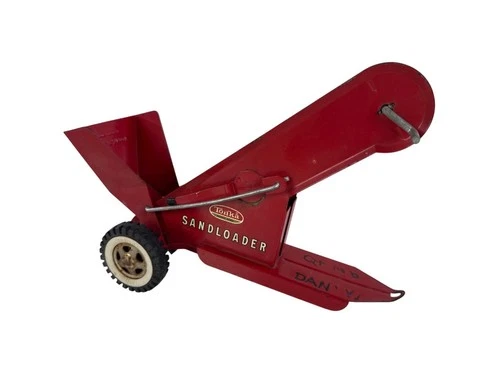 Tonka Sand Loader No 500 Pressed Steel Red Vintage Construction Toy Belt