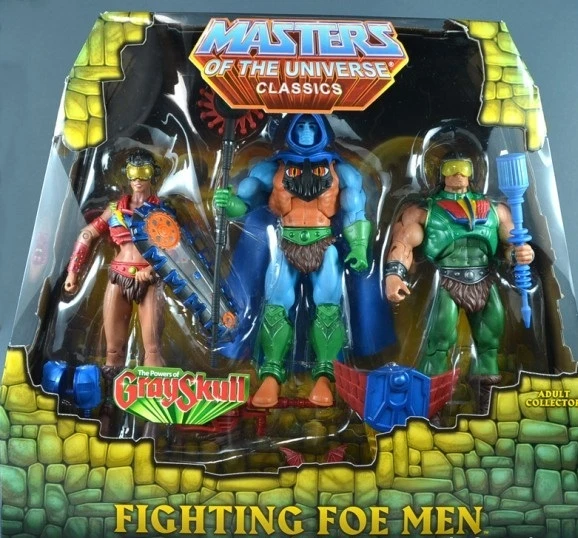 Masters Of The Universe Classics Fighting Foe Men 3 Pack by Mattel | eBay