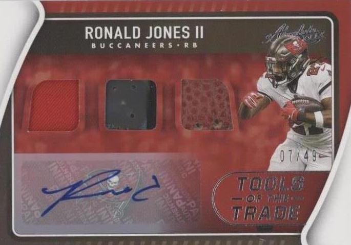 2021 Panini Absolute - Tools of the Trade Materials Triple Autos Ronald ...