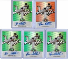 2014 Leaf Valiant Draft Ryan Castellani Orange Prismatic RC Auto 27/50 Rockies