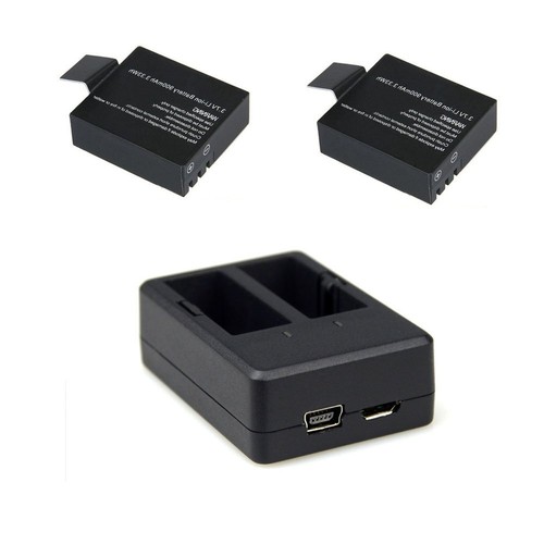 2 X Vhbw Batteria Li-Ion Set 900Mah (3.7V) Compatibile Con