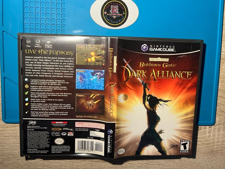 CIB Nintendo GameCube Game - Baldur's Gate: Dark Alliance - Image 3 of 4