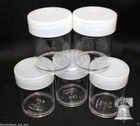 5 BCW Coin Tube HALF DOLLAR Holder Round Clear Plastic Storage Tubes HOLDS 20