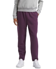 Reebok Women's Active Mid-Rise Tapered Sweatpants - Plum SZ S