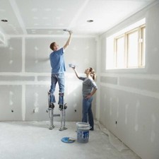 Trampoli in alluminio per cartongesso e edilizia con altezza da 60 a 100 cm.