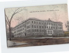 Postcard High School Haverhill Massachusetts USA