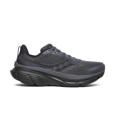 Saucony Men's Guide 17 Max Cushioned Everyday Running Shoe - Carbon/Black NWB