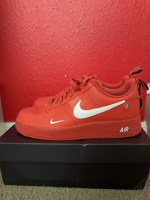 Nike Air Force 1 \'07 LV8 Overbranding  Red Men Shoes  AJ7747-800 Size 11 Nike Air Force 1  main image 2