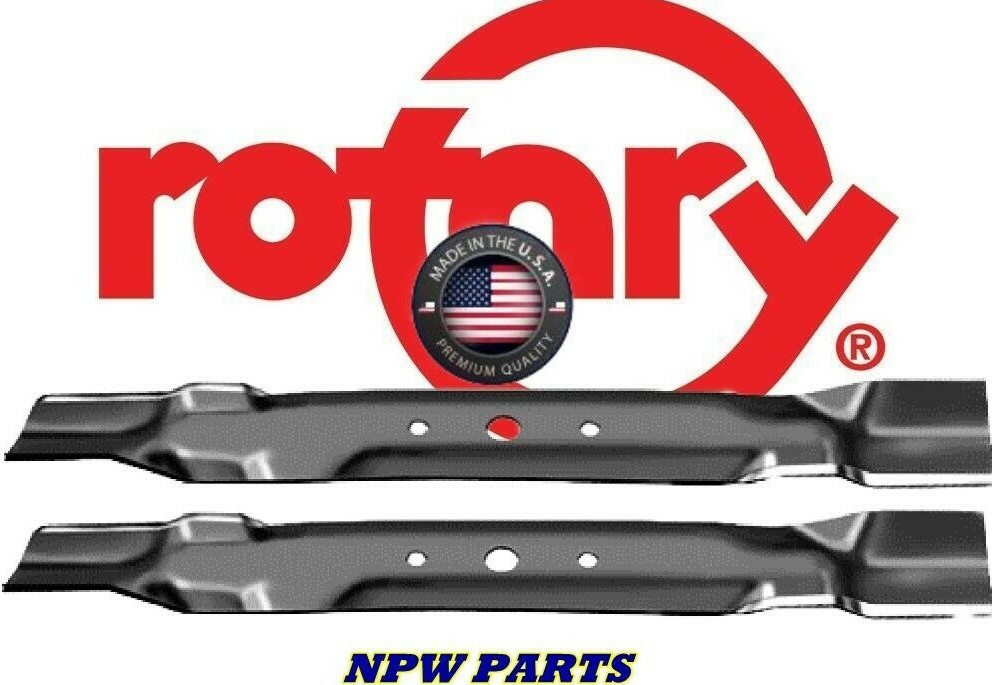 2 Mower Blades for John Deere GX20249 GX20433 GY20567 L100 L110 L111 42" Deck eBay