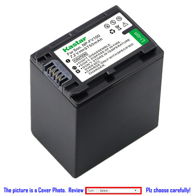 Kastar Battery Super Charger for Sony NP-FH100 Sony NEX-VG20 NEX-VG30 NEX-VG900