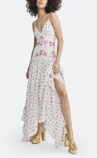 Loveshackfancy Free People Fifer cherry Bows Embroidered Maxi Dress 4 $495